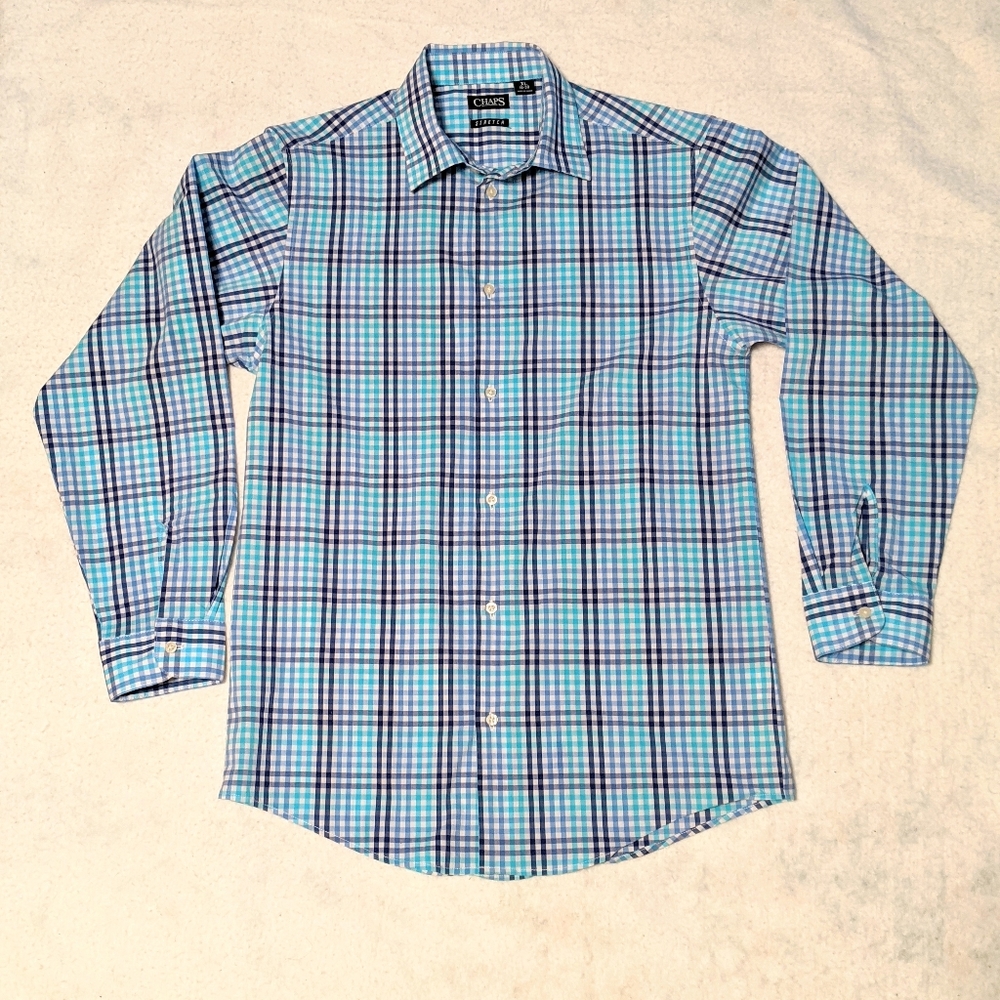 3/$10*** Chaps button down shirt big boys sz XL